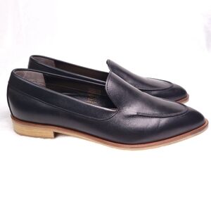 Everlane Classic Black Leather Loafers
